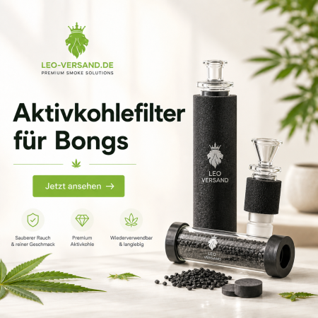 Aktivkohlefilter für Bongs