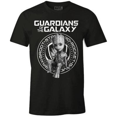 Guardians of the Galaxy T-Shirt Schwarz Groot Guardian...