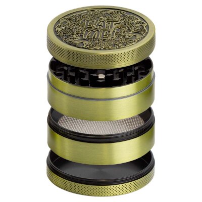 Alugrinder 63mm 4tlg in Gold/Kupfer/Silber