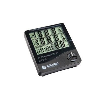 Caluma Thermo-Hygrometer Uhr & Sonde für Growraum & Zeltklima