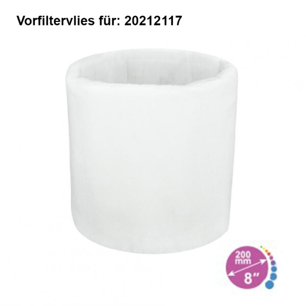 PK Vorfiltervlies 200/500 – Luftfiltervlies für Grow-Aktivkohlefilter