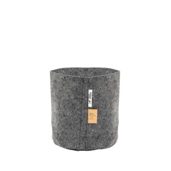 3,8L Root Pouch Stofftopf grau atmungsaktiv für Jungpflanzen