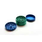Grinder 3-tlg 55mm Alu anodisiert Grün Kräutermühle & Tabakmühle