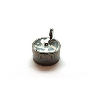 Metall-Kräutermühle 3-tlg 63 mm silber –...