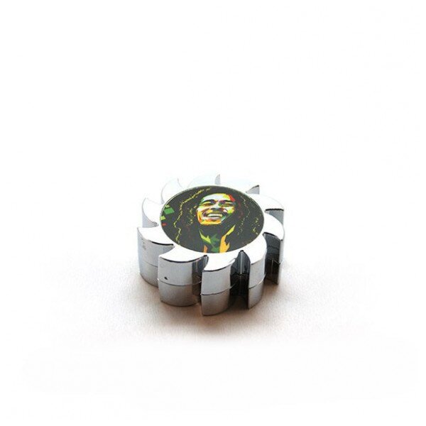 Grinder 2-tlg 63mm Bob Kräutermühle Magnetverschluss