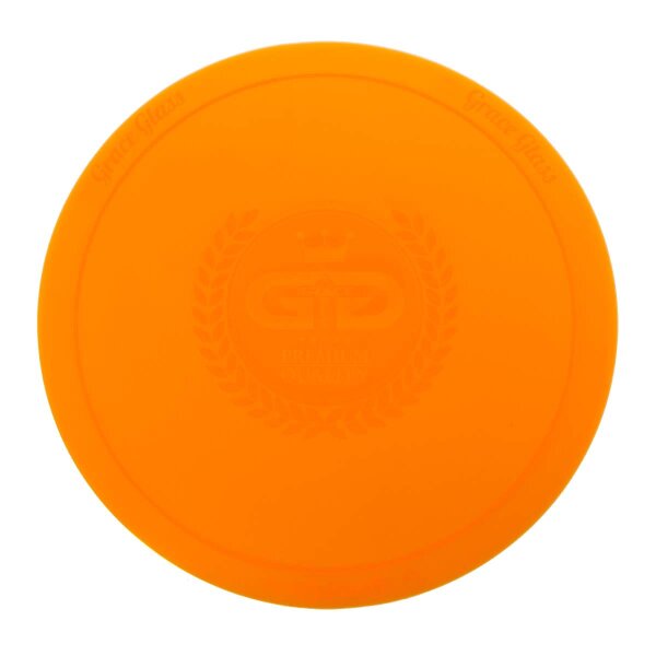 Silikonunterlage Ø250mm Orange – Schutz für Pfeifen & Kräuterzubehör