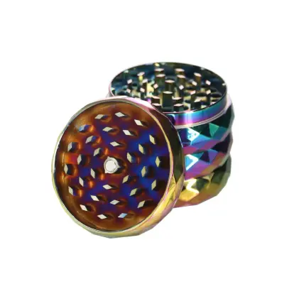 Grinder 6cm Rainbow Diamond - 4-teilig für...