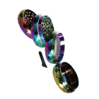 Grinder 6cm Rainbow Diamond - 4-teilig für Kräuter & Gewürze