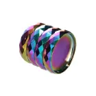 Grinder 6cm Rainbow Diamond - 4-teilig für Kräuter & Gewürze