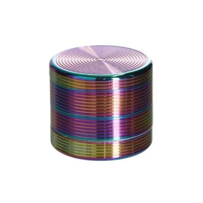 4-tlg. Grinder Rainbow 5cm, Magnetdeckel für...