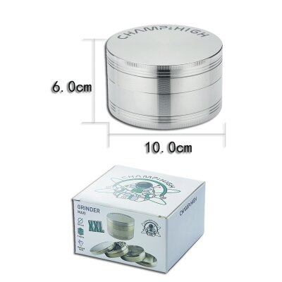 Champ High Maxi Grinder 100mm Silber Kräuter...