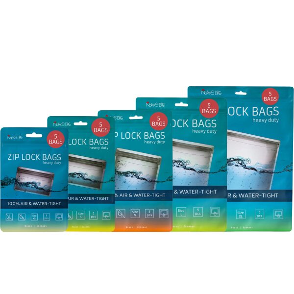 Noaks Bags wasser- staub- geruchdicht verschiedene Größen