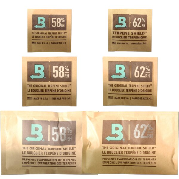 Boveda Feuchtigkeitsregulierung Kräuter 62%/58% Humidity Pack