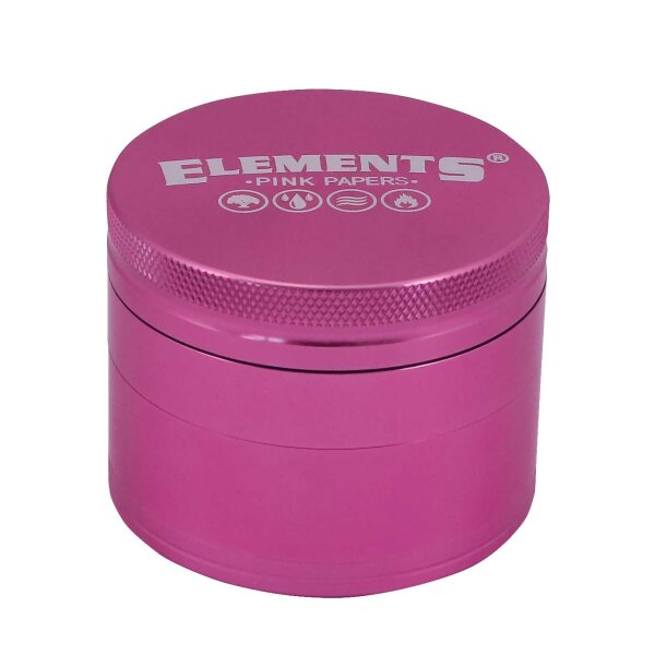 Alugrinder 4tlg. Pink Siebgrinder Elements
