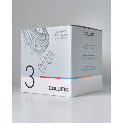 Caluma Schwenkventilator 20W 20cm oszillierend schwarz