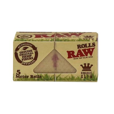 RAW Rolls Slim 5m Organic Hemp