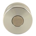 Alugrinder Silber 2-teilig 40mm mit Knopf