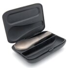 Metallpfeife 7cm Schwarz mit Deckel Black in Box