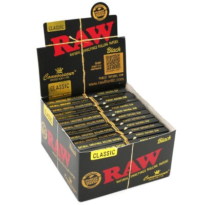 RAW Black Papers + Tips Kräuter Papers