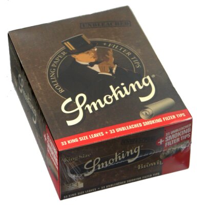 Smoking-Papers K.S.Brown+Tips Blüten Kräuter Papers