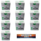 10x actiTube Slim Aktivkohlefilter 7mm 50 Stk + Elements Slim Long Paper