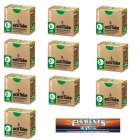 10x actiTube 6mm 50St Extra Slim Aktivkohlefilter + Elements Slim Long Paper
