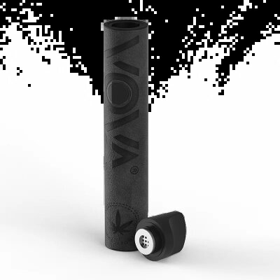 Volksvaporizer VOVA Vaporizer Schwarzes veganes Leder