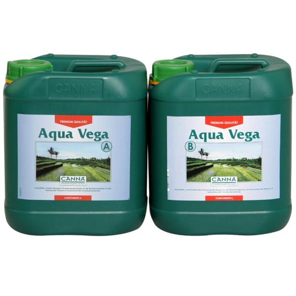 Canna Aqua Vega A+B je 5L Wachstumsd&uuml;nger f&uuml;r rezirkulierende Wassersysteme