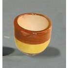Köpfchen-Keramik-L-Rot/Gelb