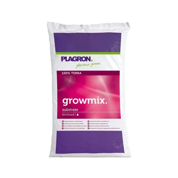 Plagron Grow Mix 50L Erde Substrat Grow Wachstumsphase