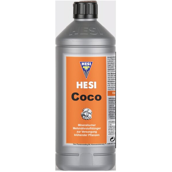 Hesi Coco 1L Blütendünger für Grow mit Kokossubstrat
