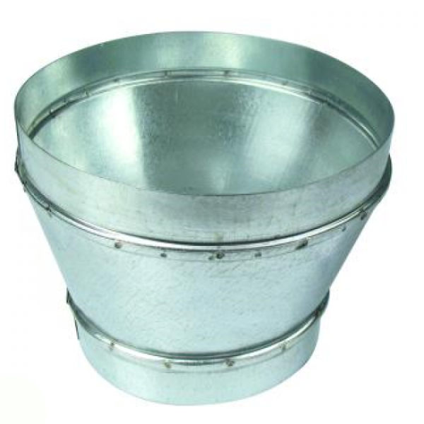 Reduktion 200 auf 160mm Adapter Lüftung Grow Lufttechnik