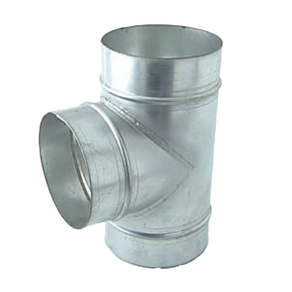 T-Stück 3x125mm Lüftung Grow Verzweiger Luftsystem