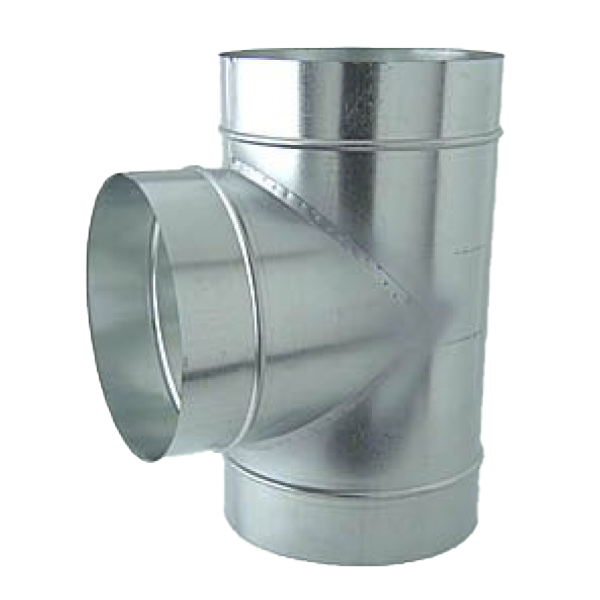 T-Stück 3x250mm für Lüftung im Growraum