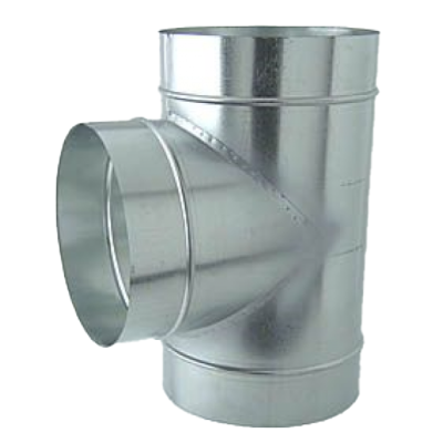 T-Stück 3x250mm für Lüftung im Growraum