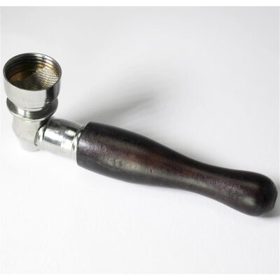 Schraubpfeife Holz 9cm klein & kompakt – Mini Tabakpfeife für unterwegs