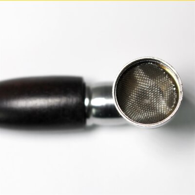 Schraubpfeife Holz 9cm klein & kompakt – Mini Tabakpfeife für unterwegs