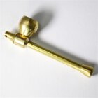 Mushroom Pipe Pilz Pfeife 9cm Messing 3tlg – stylisch für Kräuter