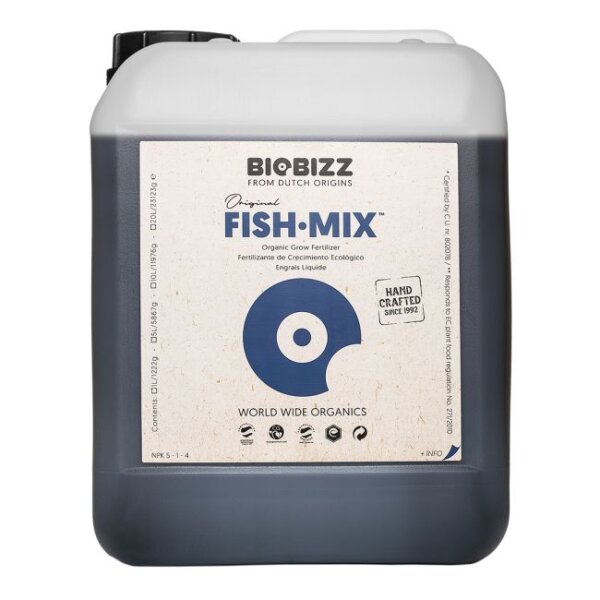 BioBizz Fish-Mix 5L Wachstumsdünger Grow Erde & Coco XL