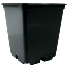 100x Vierkant-Anzuchttopf 0,25L Schwarz Grow Stecklinge Setzlinge