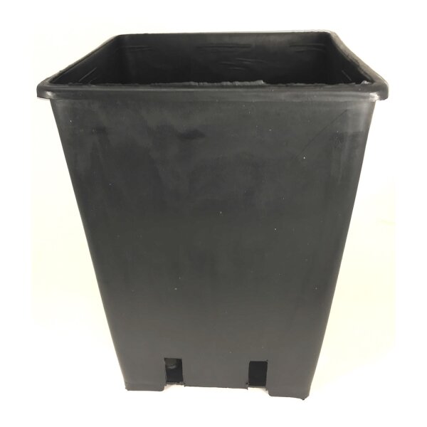 Pflanzentopf 3,6L 10x Vierkant Growtopf Indoor Growing schwarz