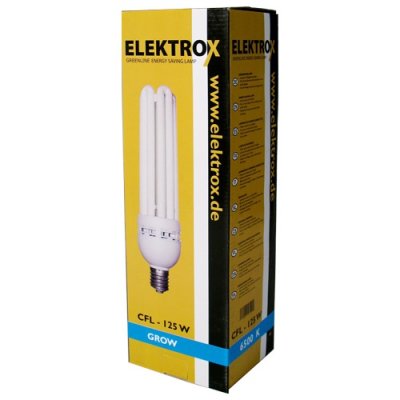 Elektrox Energiesparlampe für Wachstumsphase 125W...
