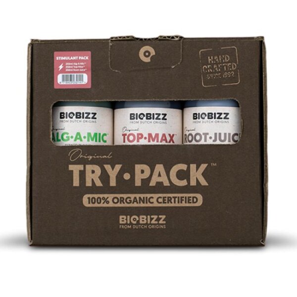 BioBizz Trypack Stimulant 3x250ml Set – Booster für Indoor Grow