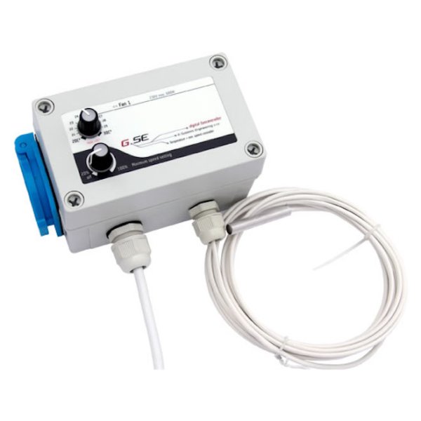 GSE Digital 1 Kanal Fancontroller Temperatur & Minimaldrehzahleinstellung (Abluft)