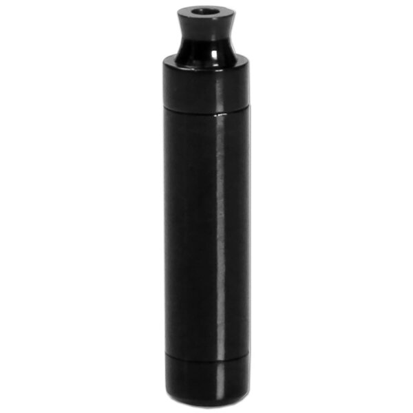 Bud Bomb Schwarz Mini – kompakte Metallpfeife für Kräuter