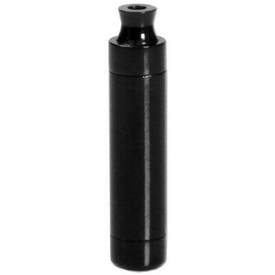 Bud Bomb Schwarz Mini – kompakte Metallpfeife für Kräuter