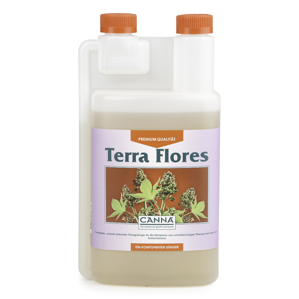 Blütendünger für Erde – Terra Flores, optimal für Indoor & Outdoor Grows