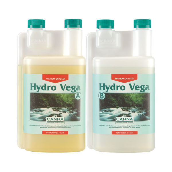 Canna Hydro Vega A+B Wachstumsdünger für nicht rezirkulierende Wassersysteme