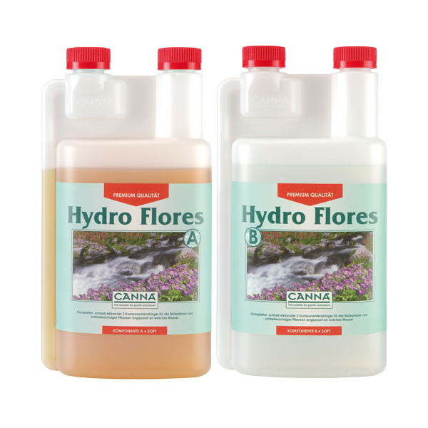Canna Hydro Flores A+B Blütendünger für nicht rezirkulierende Wassersysteme