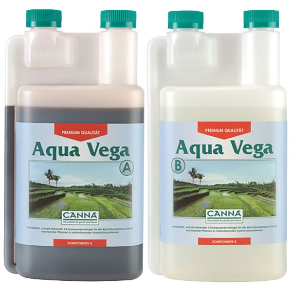 Canna Aqua Vega A+B Wachstumsdünger für rezirkulierende Wassersysteme